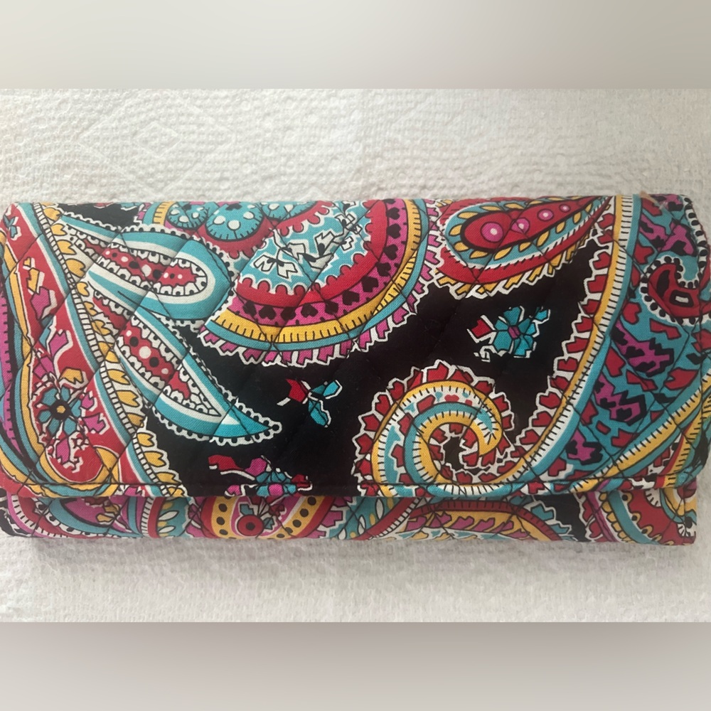 Vera Bradley Multicolor Paisley Clutch